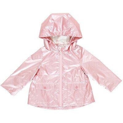 Rafa Rain Coat Pink Metallic