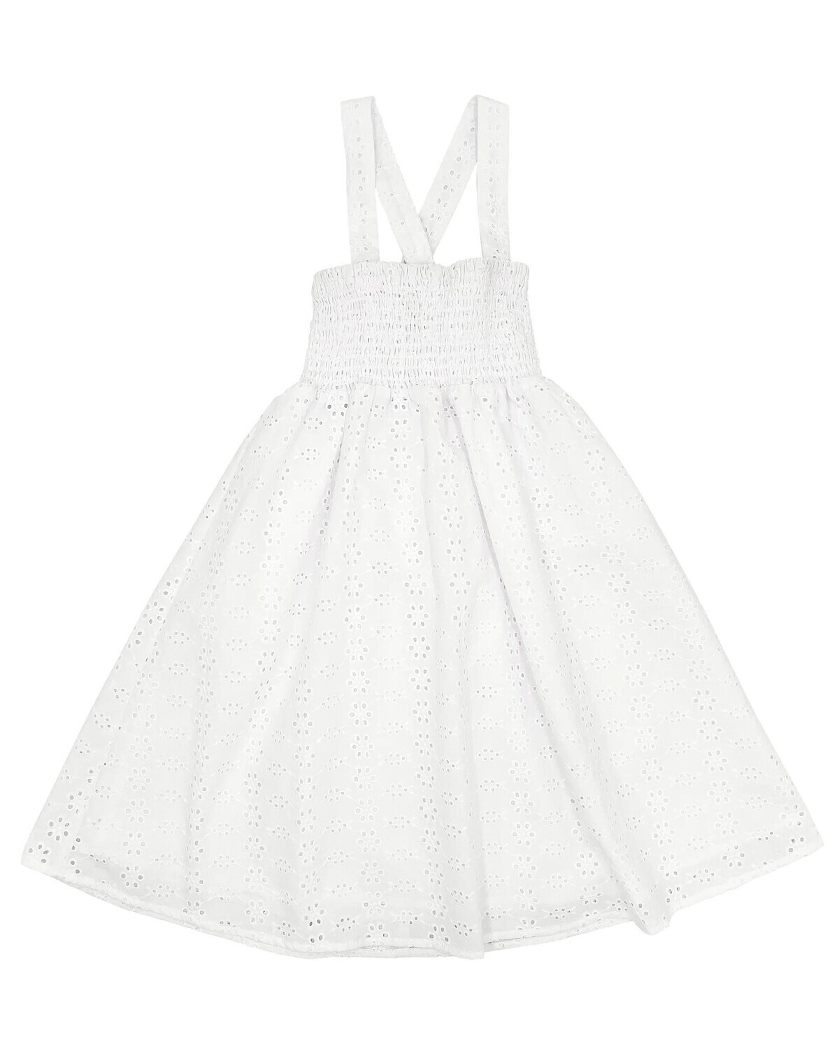 Sundance Eyelet Dress White