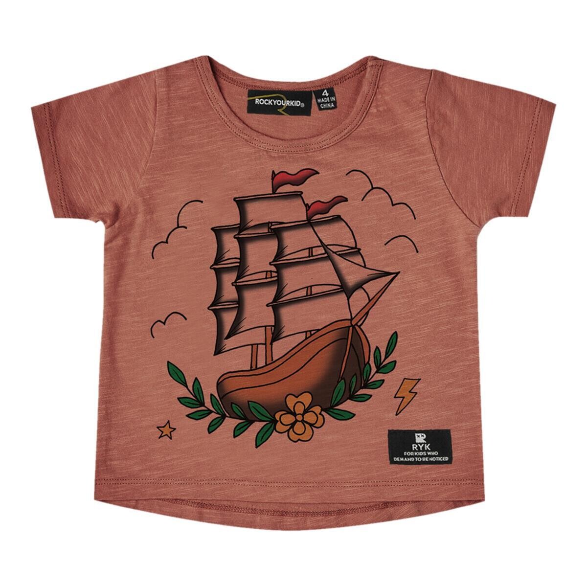 Mad Treasure Tan T-Shirt, Size: 2