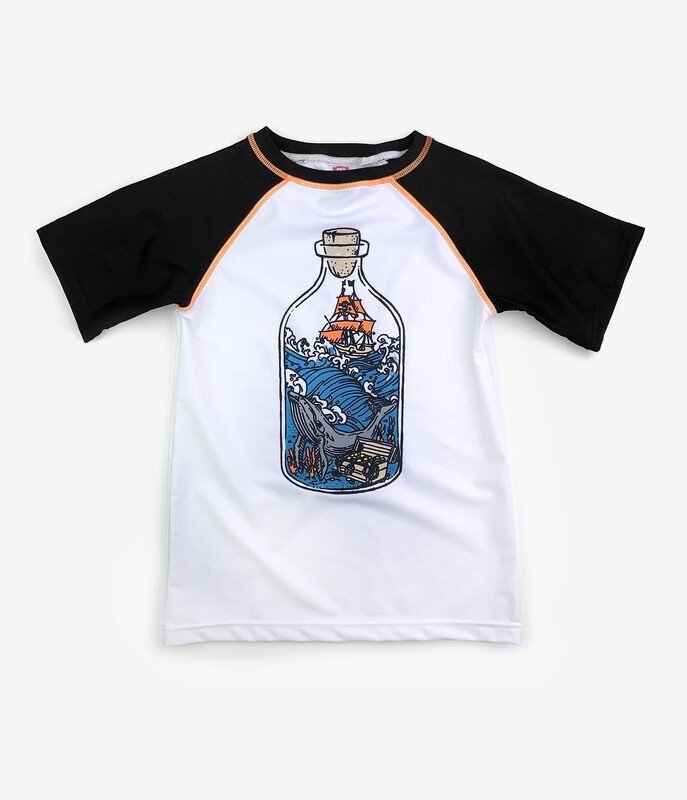 Rash Guard Ocean in a Bottle