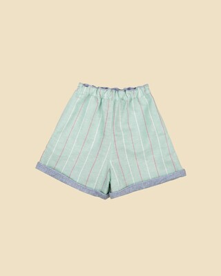 Summer Short Aqua Stripe