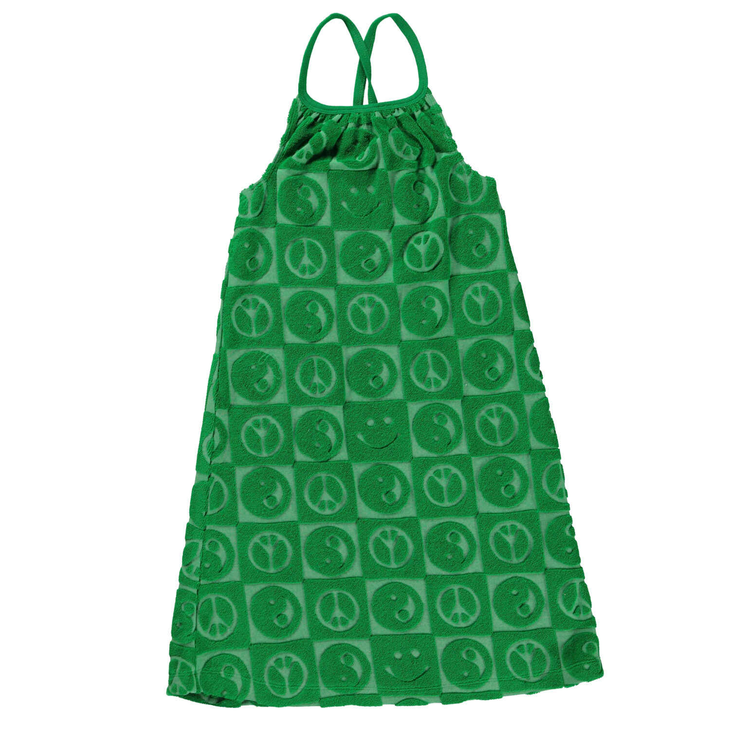 Charming Sun Dress Bright Green
