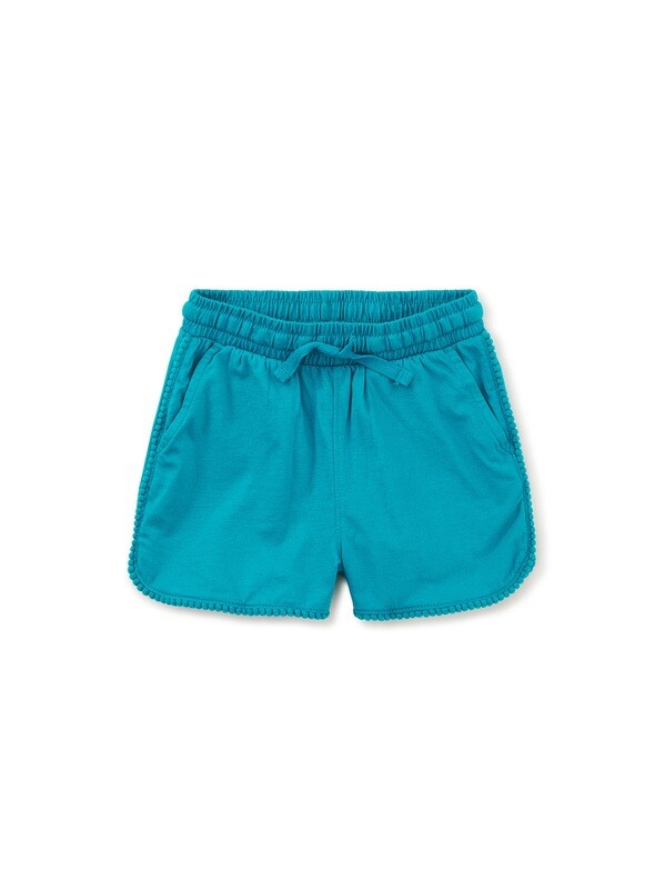 Pom-Pom Gym Shorts Enamel Blue