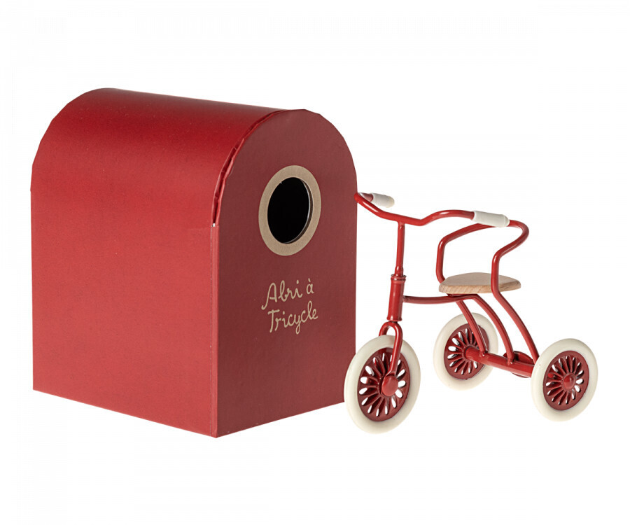 Abri a Tricycle, Mouse - Red