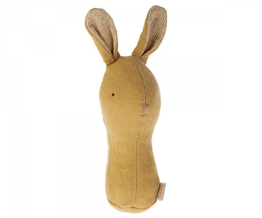 Lullaby Friends, Bunny Rattle - Dusty Yellow