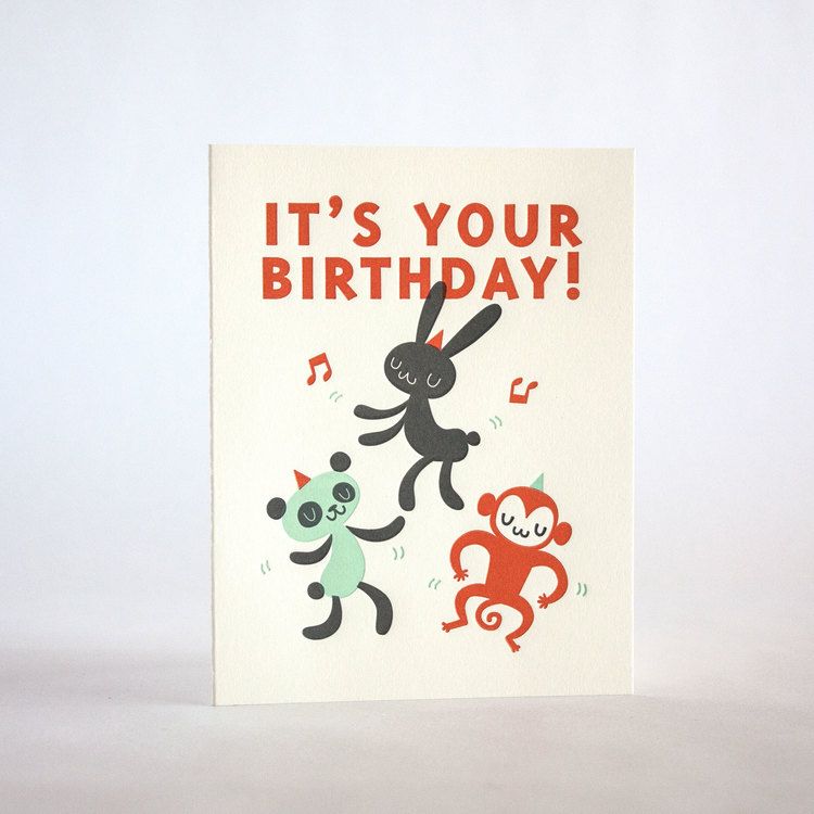 Birthday Dance Card