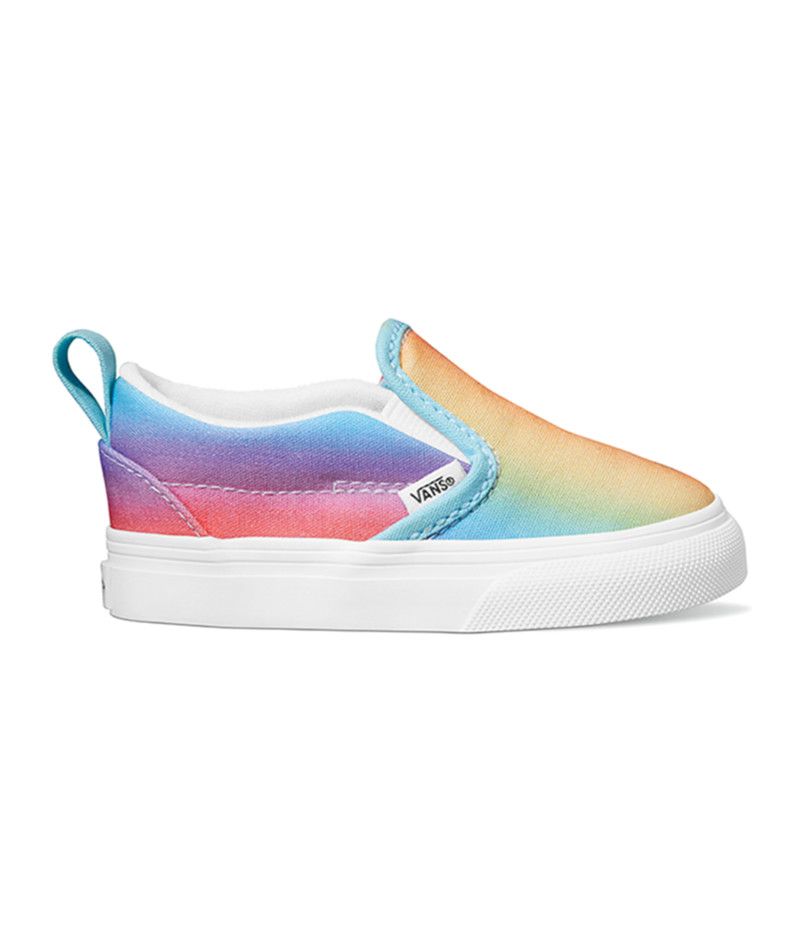 Slip-On V Rainbow Multi/True White