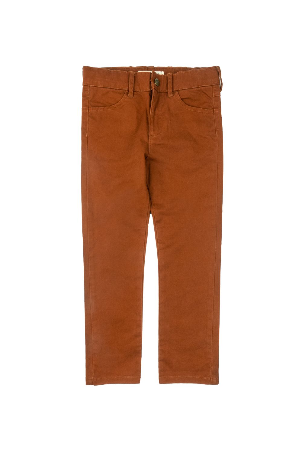 Skinny Twill Pants Terracotta