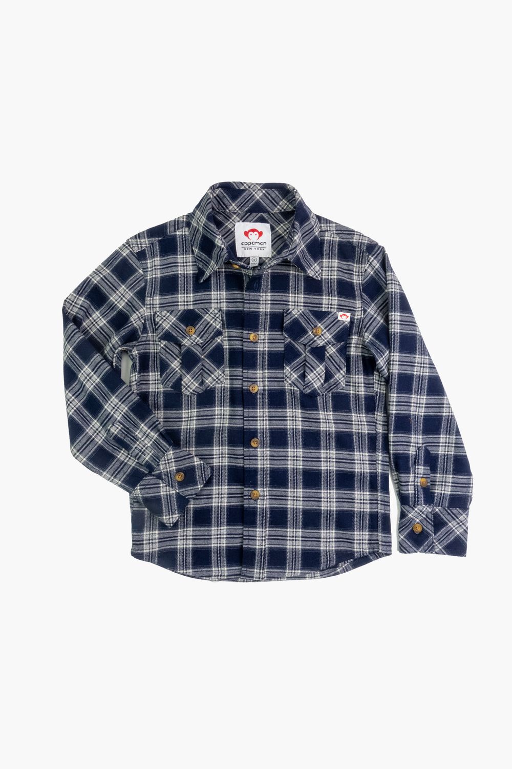 Flannel Shirt Navy Plaid