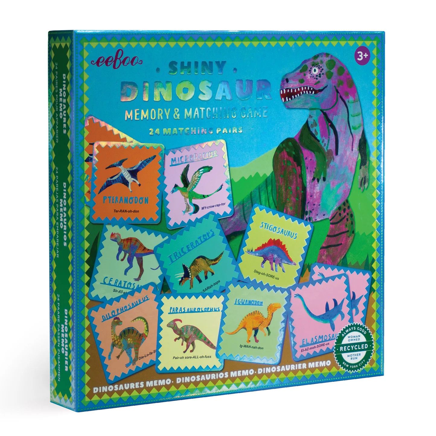 Shiny Dinosaur Matching Game
