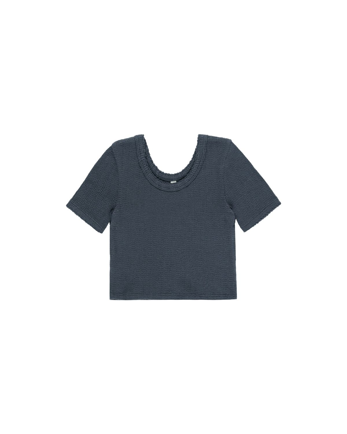 Scallop Tee Indigo