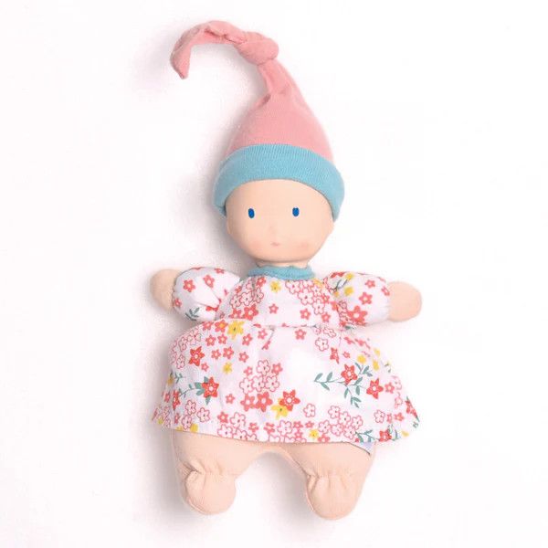 Precious Baby Doll with Rubber Head Floral Dress