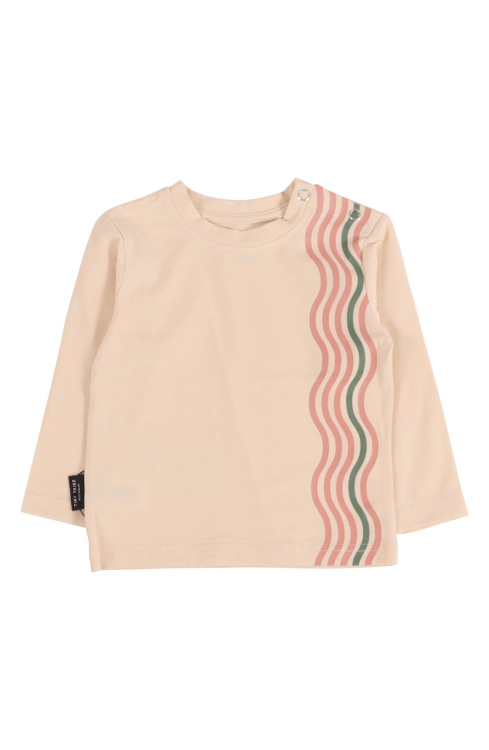 Wiggle Stripes Tee Cream