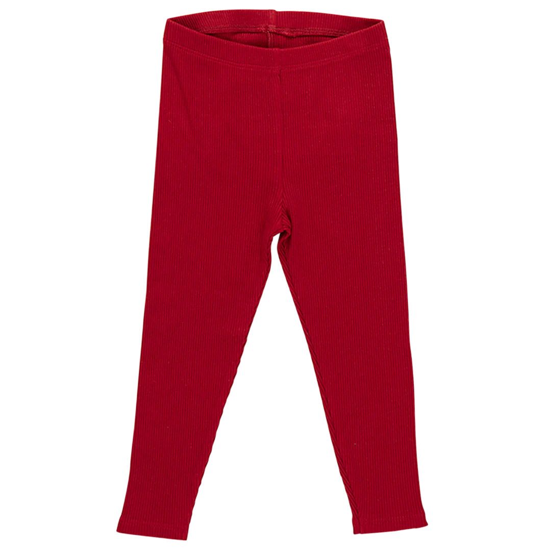 Organic Rib Legging Chili Pepper