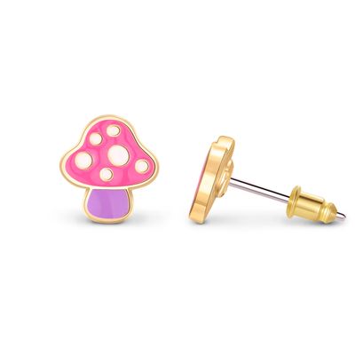 Mini Mushroom Cutie Stud Earrings