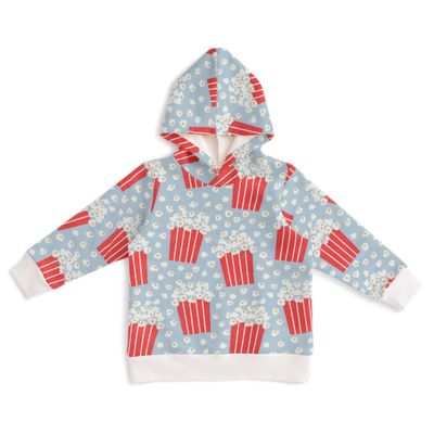 Hoodie Popcorn Sky Blue