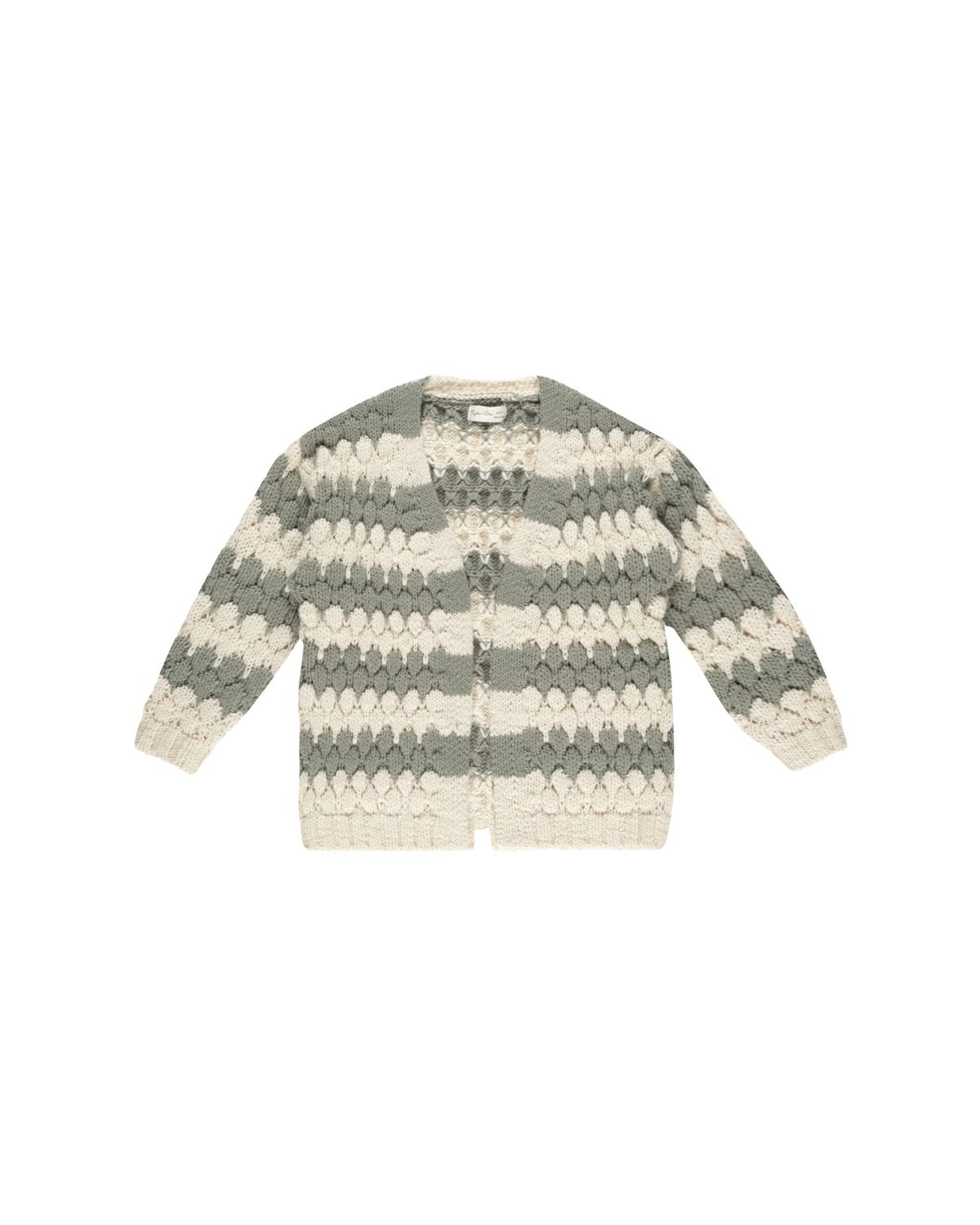 Bubble Knit Cardigan Laurel Stripe