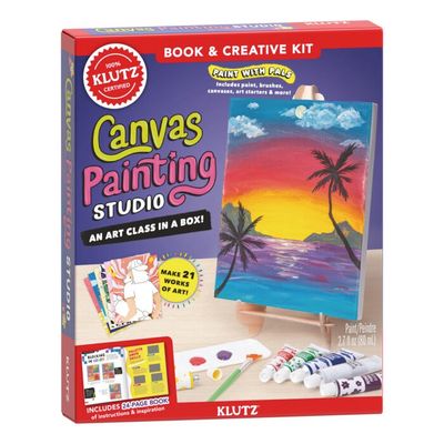 Canvas Painting Studio An Art Class in a Box