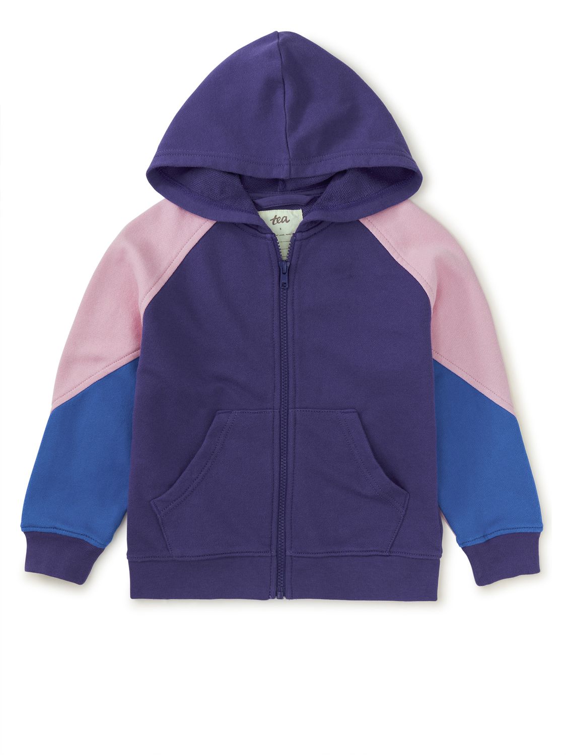 Colorblock Hoodie Dusty Purple