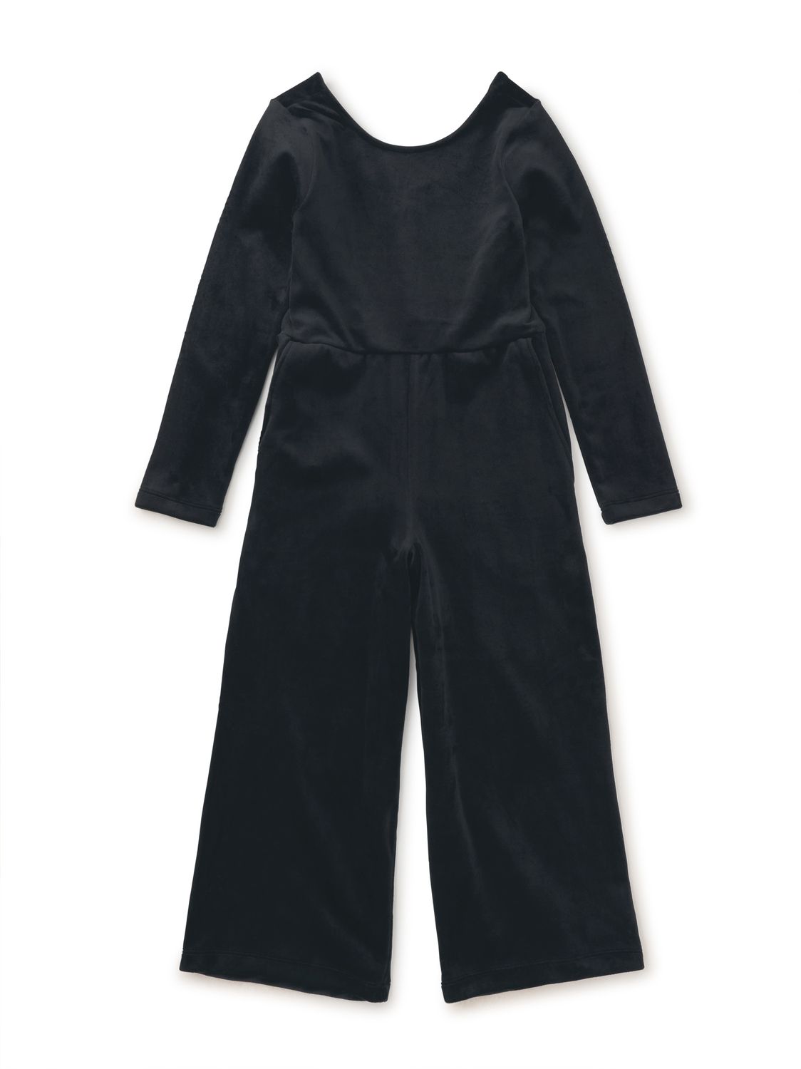Just for Kicks Velour Jumpsuit Jet Black