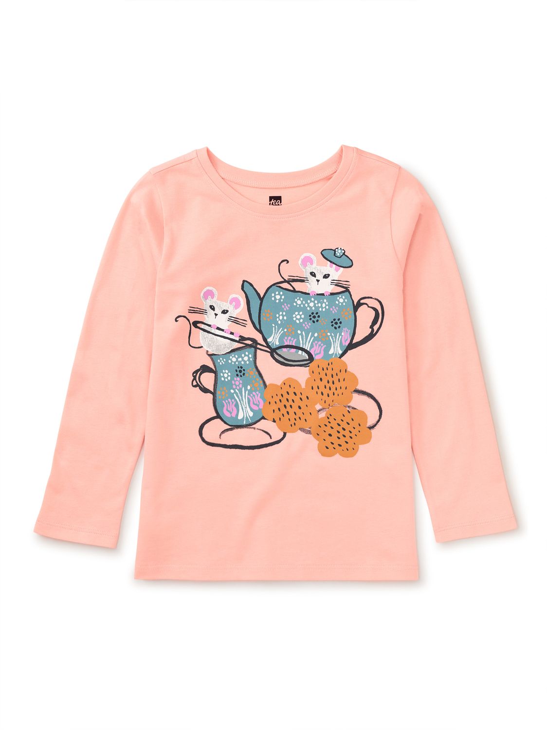 Turkish Tea Graphic Tee Salmon
