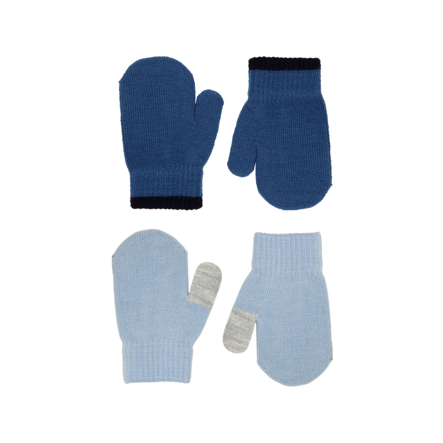 Kenny Mittens 2 Pack Dusty Blue 0/3Y
