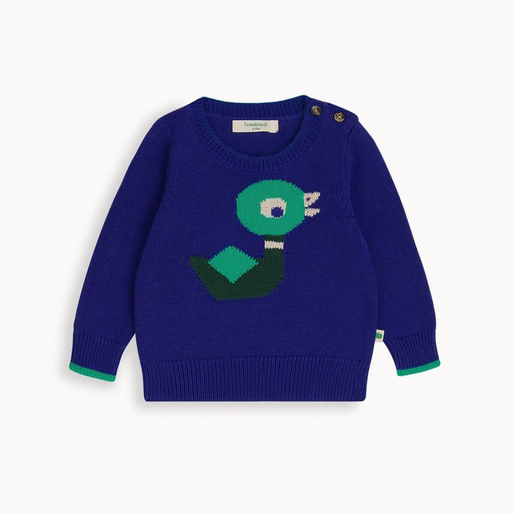 Arwen Duck Knit Sweater Blueberry