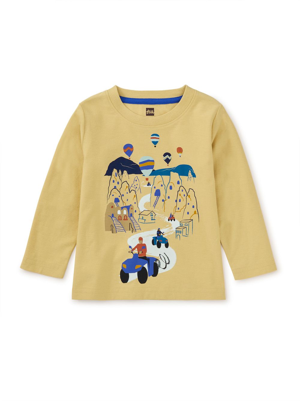 Cappadocia Scenic Graphic  Baby Tee Raffia