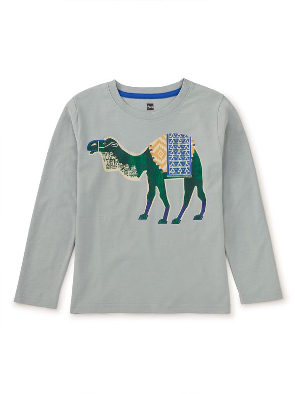 Camel Tapestry Graphic Tee Mica