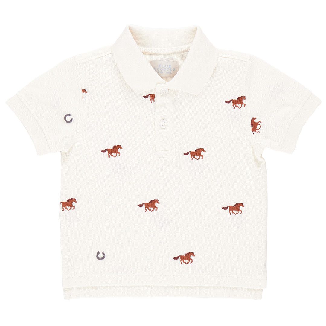 Alec Shirt Lucky Horses Embroidery