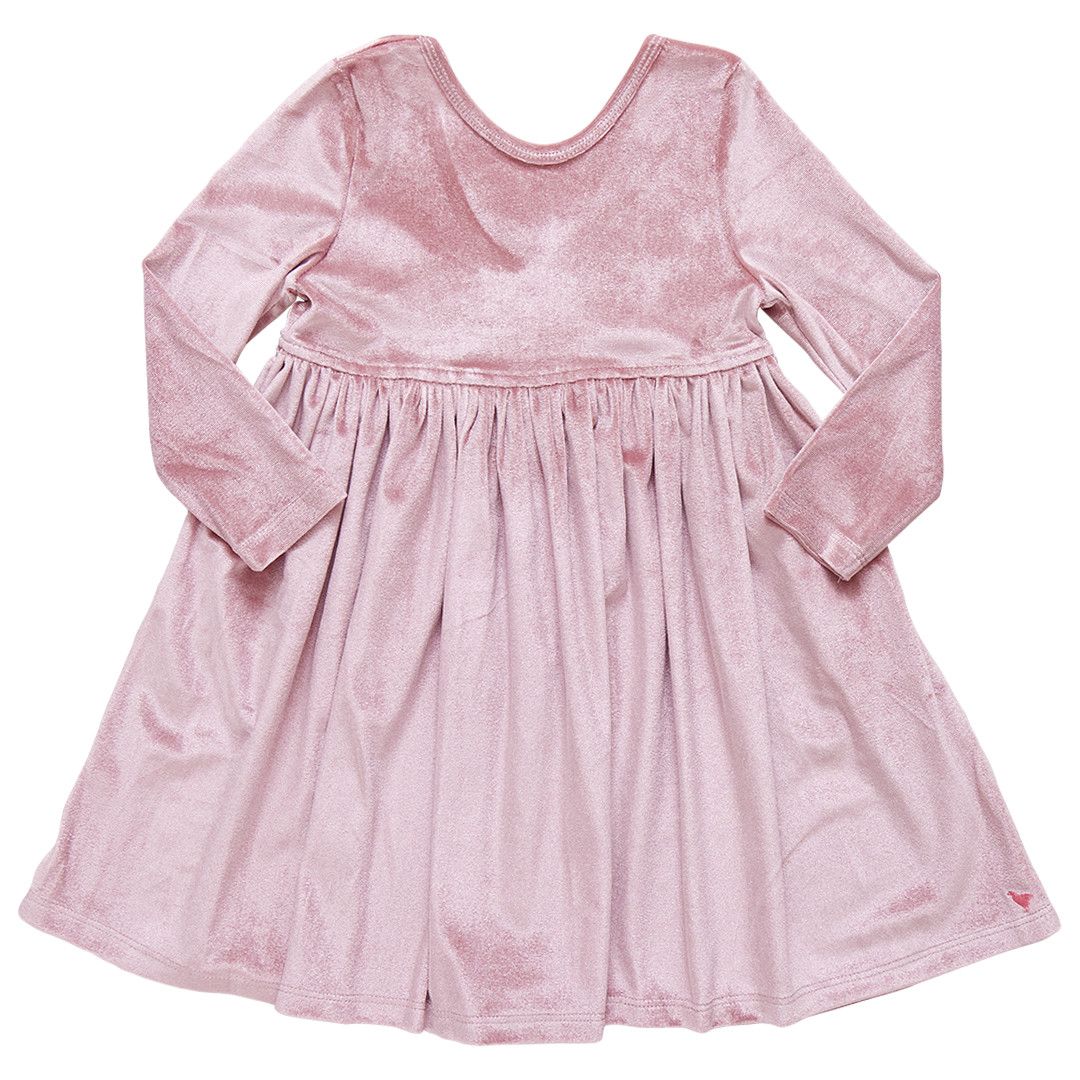 Velour Steph Dress Mauve