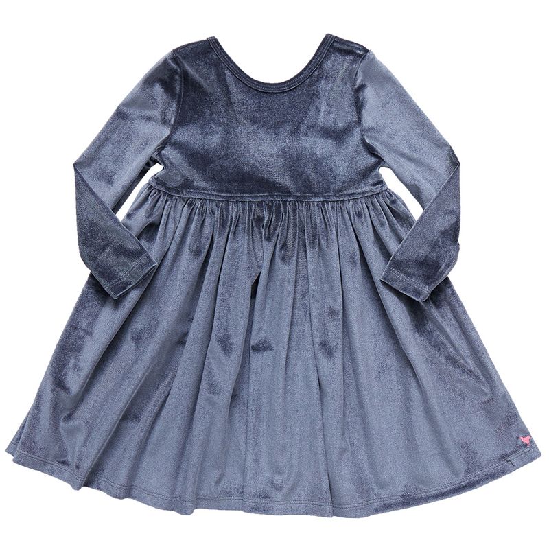 Velour Steph Dress Gray