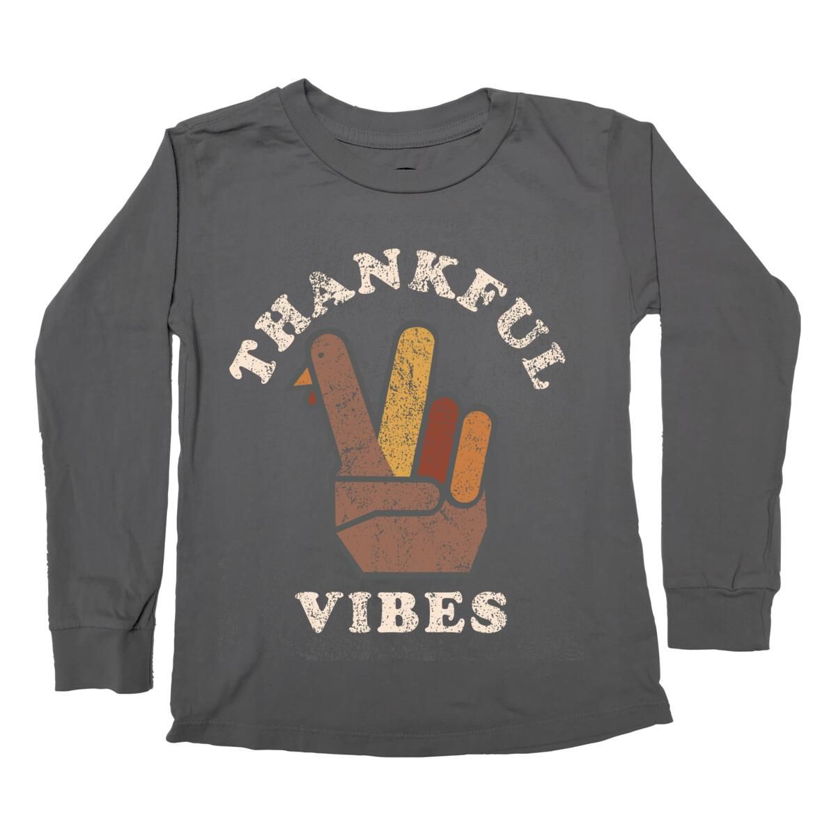 Thankful Vibes LS Tee