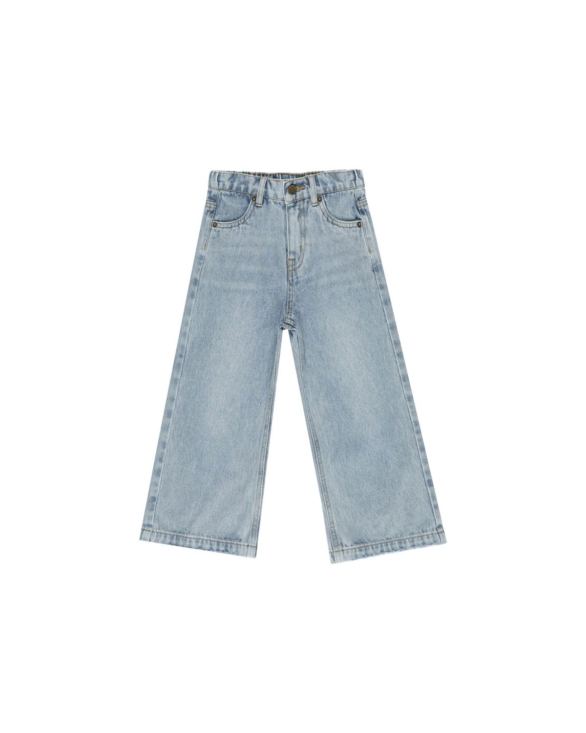 Straight Leg Pant Light Washed Denim