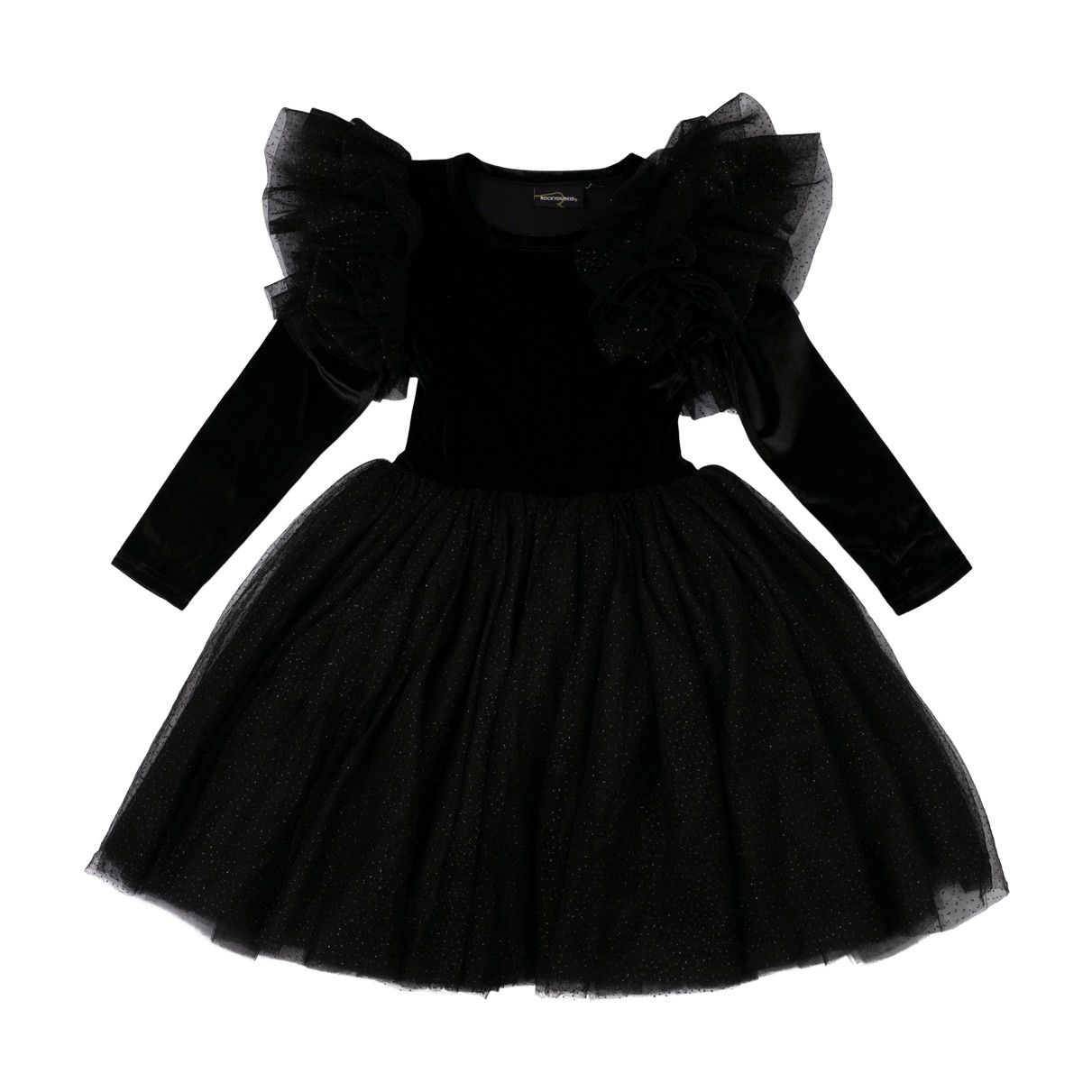 Wednesday Velvet Sparkle Party Dress