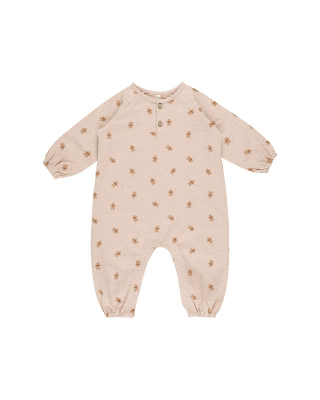 Henley Jumpsuit Gingerbread