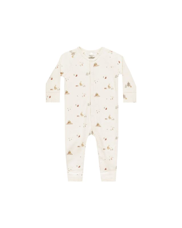 Organic Long John Pajamas Presents