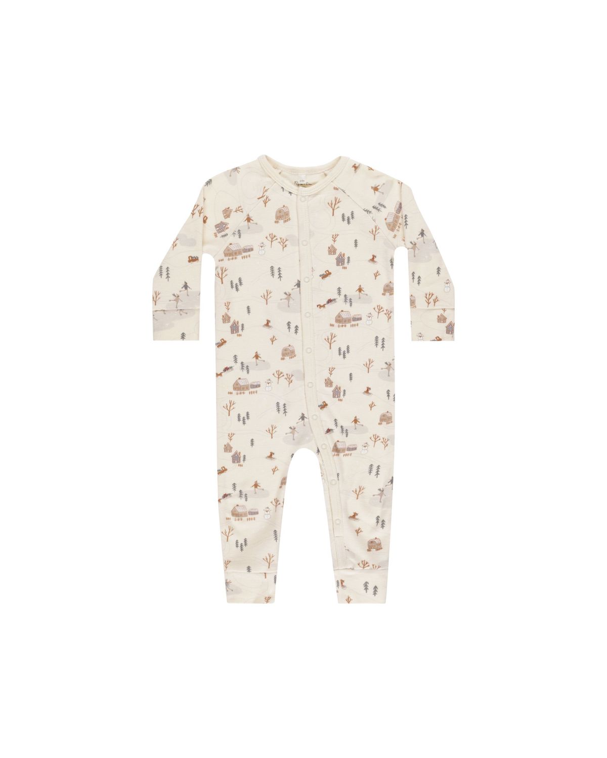 Organic Long John Pajamas WinterTown