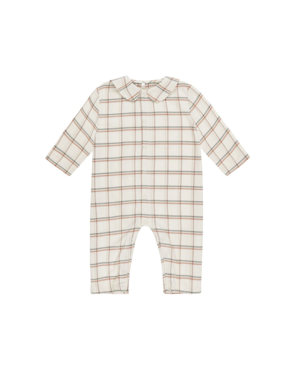 Baby Pajama Romper Holiday Plaid