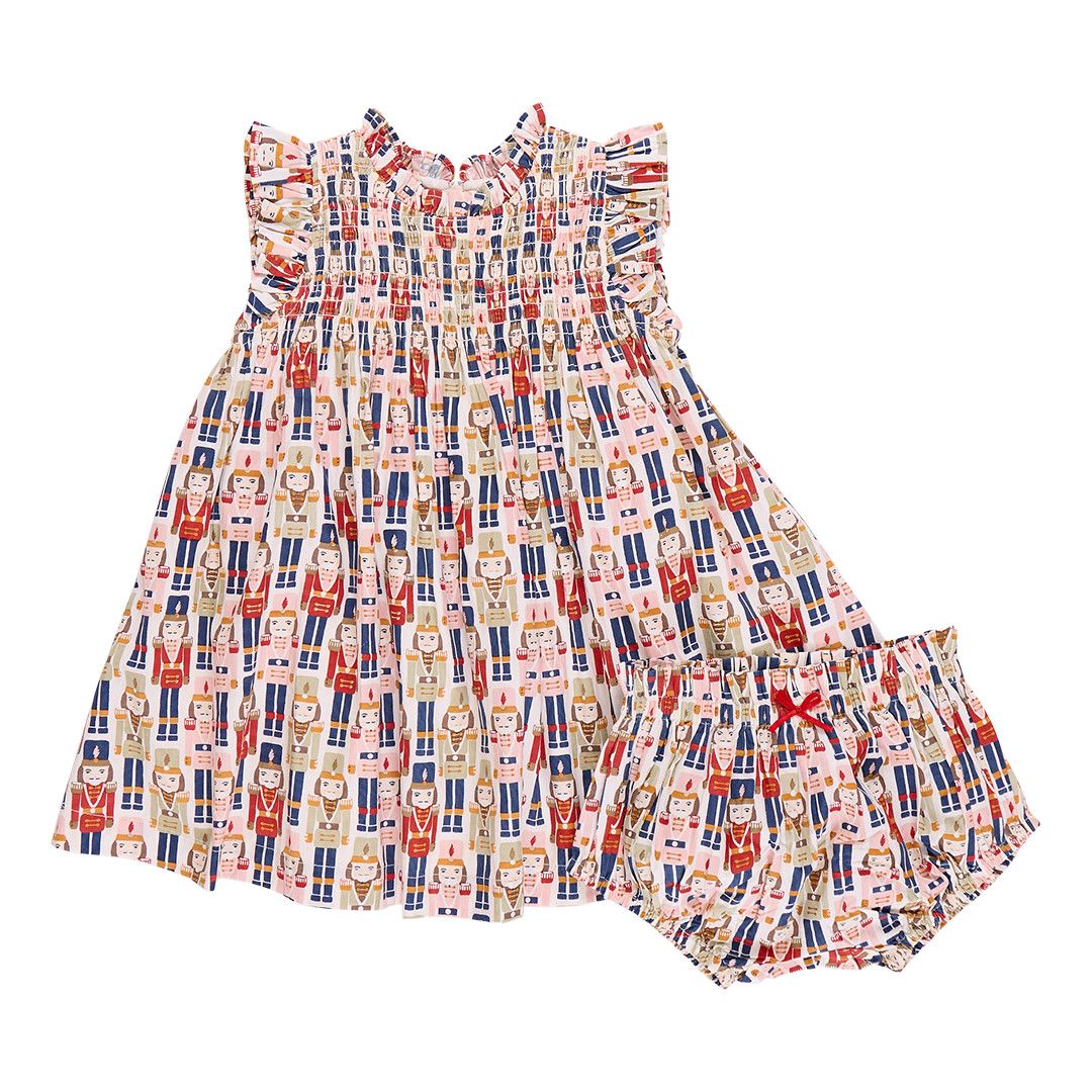 Baby Stevie Dress Set Vintage Nutcracker