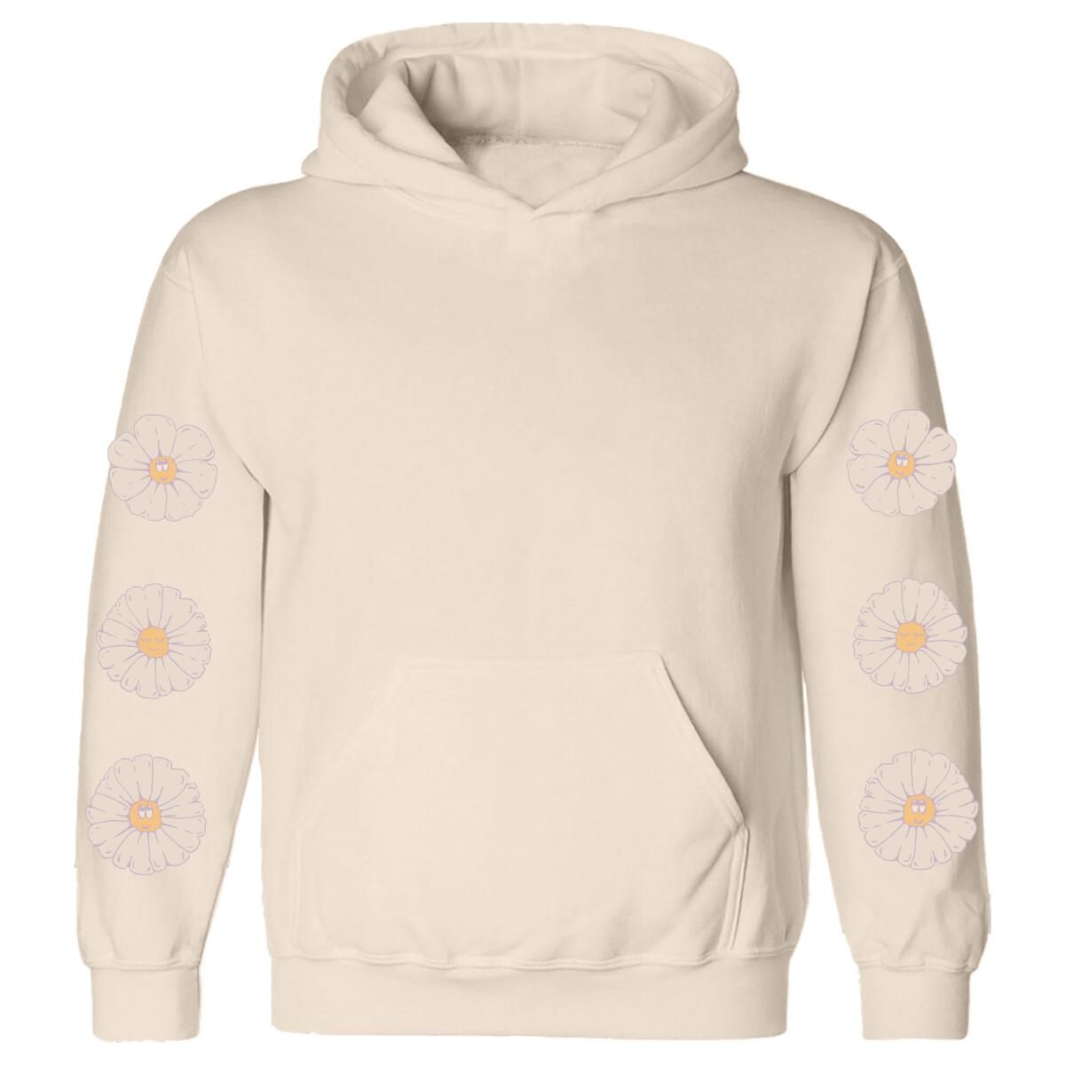 Radiate Positivity Hoodie Natural Sherpa