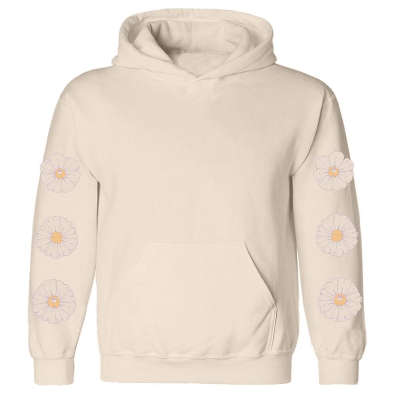 Radiate Positivity Hoodie Natural Sherpa