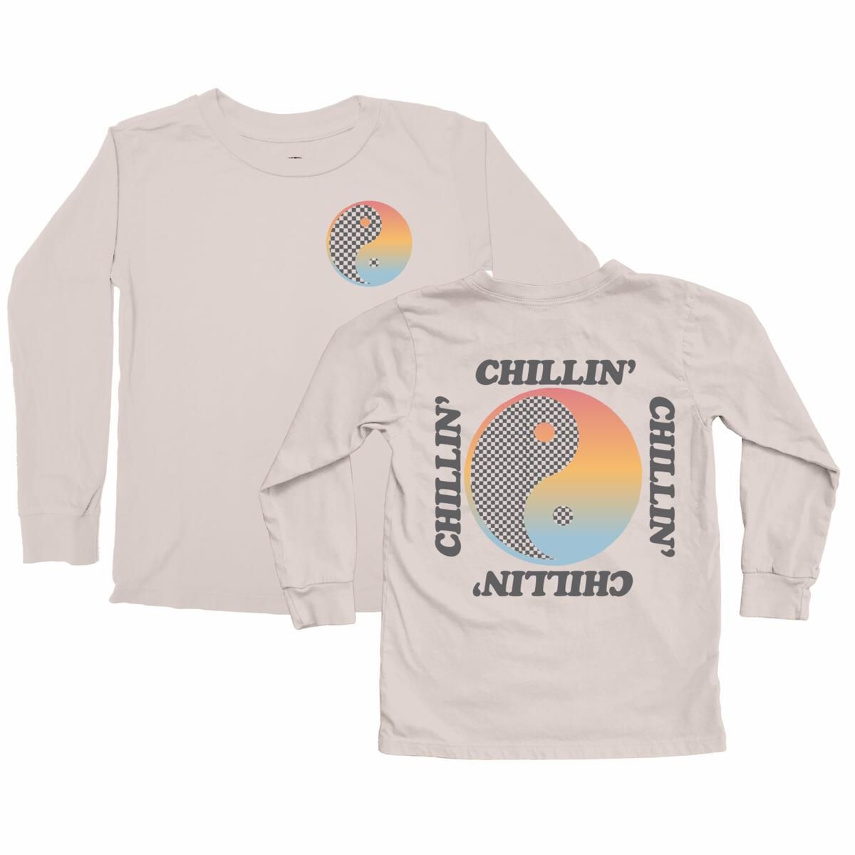 Chillin&#39; Long Sleeve Tee Cinder