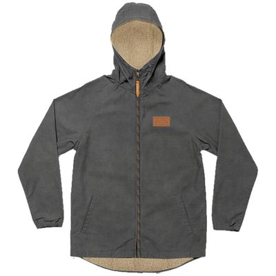 Nomad Trench Jacket Washed Black Denim