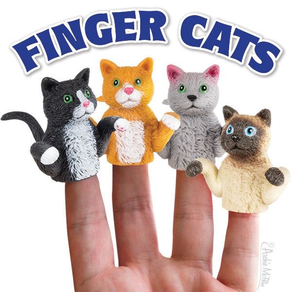 Finger Cats Finger Puppets Assorted