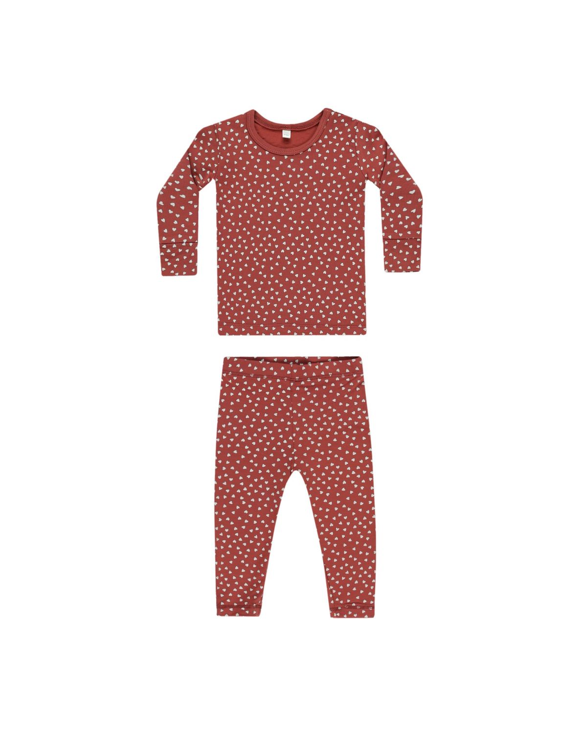 Bamboo Baby Pajama Set Tiny Hearts