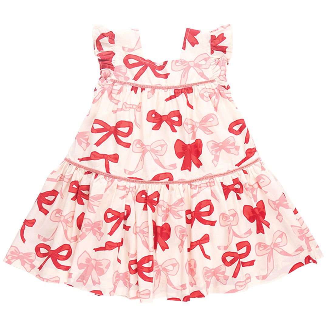 Camelia Dress Valentines Bows
