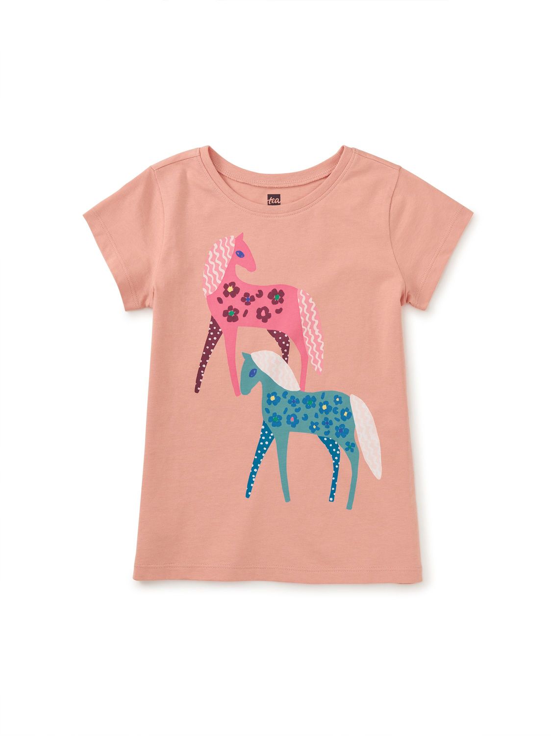 Brazilian Horse Graphic Tee Fado Rose