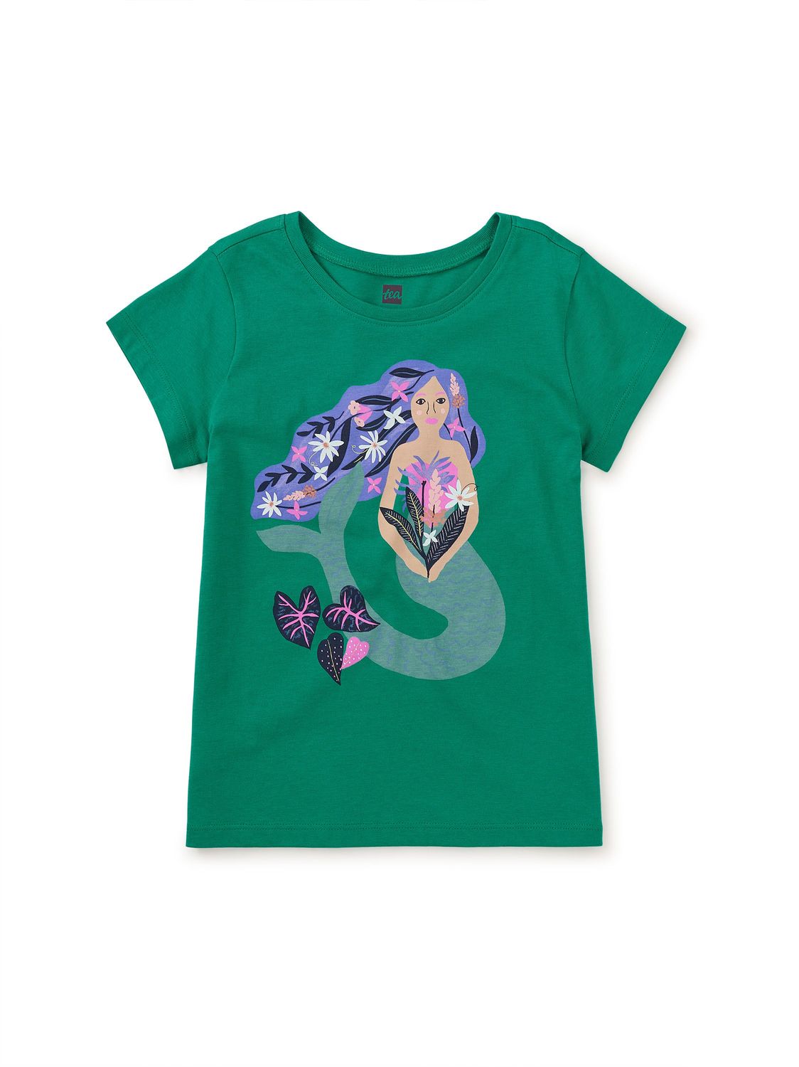  Amazon River Mermaid Graphic Tee Viridis