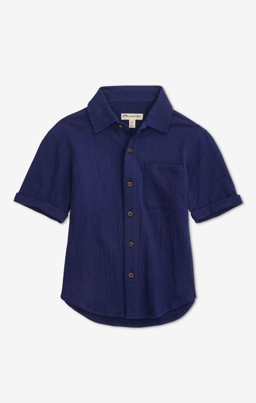Beach Shirt Navy Blue